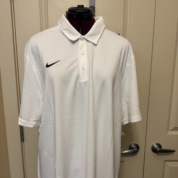 Plain White XL Nike Golf Shirt - Picture 1 of 4